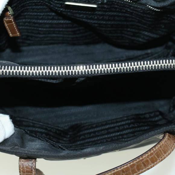 PRADA Hand Bag Nylon Black Auth 59229 - Picture 10 of 16